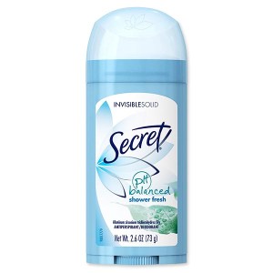 [NEW] Secret 固形制汗剤 デオドラント シャワーフレッシュ 無香料 73g（2.6oz） シークレット