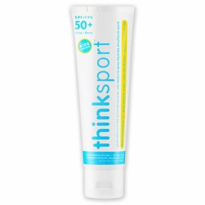 Thinksport 子供 日焼け止めクリーム SPF 50+ ウォータープルーフ 89ml（3floz） シンクスポーツ キッズ