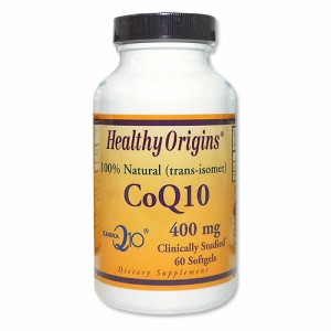 ヘルシーオリジンズ コエンザイムQ10 サプリメント CoQ10 400mg 60粒サプリ 美容サプリ コエンザイムQ10配合