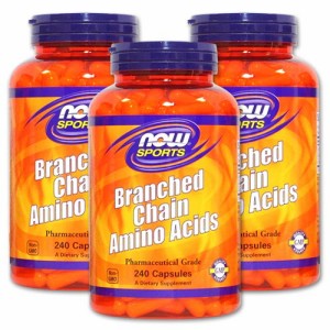 3個セット BCAA 240粒 NOW Foods（ナウフーズ）