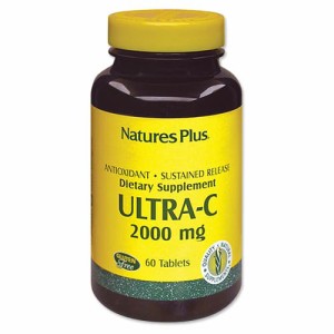 Nature's Plus ウルトラC 2000mg ローズヒップ配合（タイムリリース型） 60粒