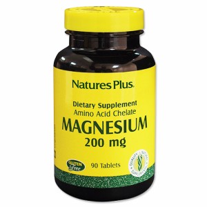 ネイチャーズプラス マグネシウム 200mg 90粒 タブレット Natures Plus Magnesium 200mg Tablets