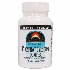 ソースナチュラルズ ホスファチジルセリン コンプレックス 60粒 Source Naturals Phosphatidyl Serine Complex 60Softgels サプリメント 