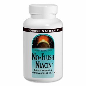 ノーフラッシュ ナイアシン 500mg 60タブレット《約2か月分》Source Naturals（ソースナチュラルズ）