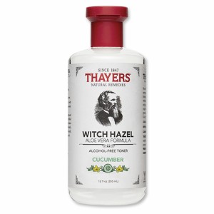 Thayers ウィッチヘーゼル アルコールフリートナー アロエベラフォーミュラ キューカンバー 355 ml