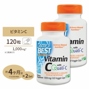 [2個セット] ビタミンC 1000mg 120粒 Doctor's BEST（ドクターズベスト）