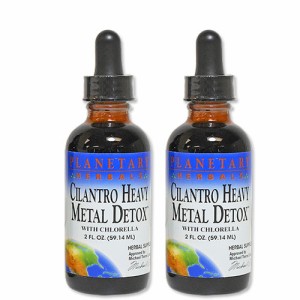 [2個セット] プラネタリーハーバルズ シラントロヘビーメタルデトックス 59.14ml リキッド Planetary Herbals Cilantro Heavy Metal Deto