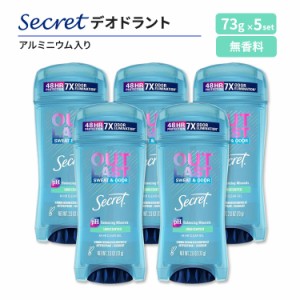 [5個セット]シークレット アウトラスト クリアジェル デオドラント 無香料 73g (2.6oz) Secret Clear Gel Deodorant Unscented pHバラン