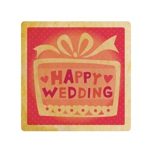 クッキー イラスト プリント メッセージ HAPPY WEDDING-2結婚式 個包装 洋菓子 お菓子 お取り寄せスイーツ 通販 人気 贈り物 おすすめ 有