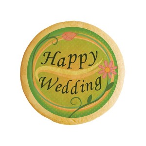 クッキー イラスト プリント メッセージ HAPPY WEDDING-4結婚式 個包装 洋菓子 お菓子 お取り寄せスイーツ 通販 人気 贈り物 おすすめ 有