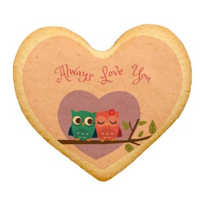 クッキー イラスト プリント メッセージ Always Love You お礼 プチギフト 洋菓子 お菓子 お取り寄せスイーツ 通販 人気 贈り物 おすすめ