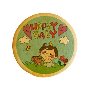 クッキー イラスト プリント メッセージ HAPPY BABY お祝い プチギフト 洋菓子 お菓子 お取り寄せスイーツ 通販 人気 贈り物 おすすめ 有