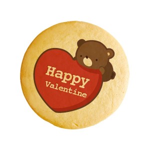 クッキー イラスト プリント メッセージ バレンタイン Happy Valentine's Day7 個包装 洋菓子 お菓子 お取り寄せスイーツ 通販 人気 贈り