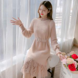 韓国 ドレス ふわふわ ワンピース ピンクの通販 Au Pay マーケット