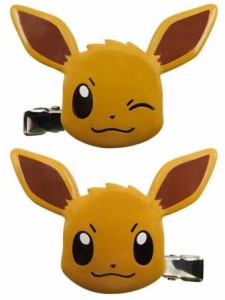 ポケモン ヘアクリップ 前髪クリップ ヘアピン イーブイ ポケットモンスター 4979274313573