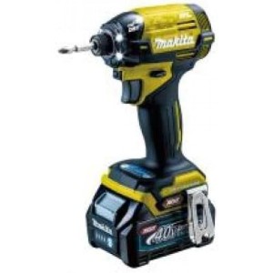 マキタ Makita 充電式インパクトドライバ イエロー 40Vmax2.5Ah バッテリ2本・充電器・ケース付 TD002GDXFY 充電式 インパクトドライバ