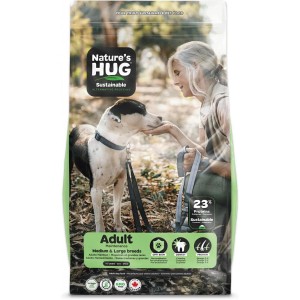 ファンタジーワールド Nature’s HUG ネイチャーズハグ アダルト ミディアム＆ラージブリード 9.07kg　犬用 ドッグフード ドライフード【