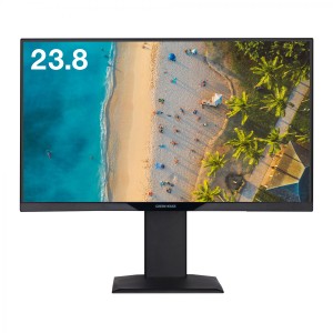 グリーンハウス 23.8型 ワイドフルHD対応 LED液晶ディスプレイ GH-LCW24LH-BK 昇降スタンド付 モニター 広視野角 白色LEDバックライト