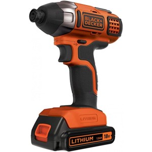 ブラックアンドデッカー BLACK&DECKER 18Vリチウムインパクトドライバー BPCI18K1JP