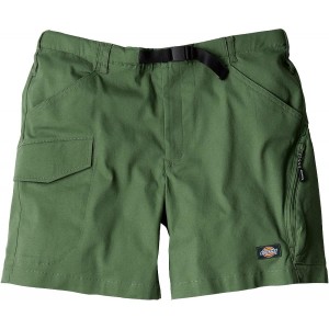 【在庫限り・即納】Dickies (ディッキーズ) ストレッチショートカーゴ オリーブ Lサイズ D-1794　ワークウェア 作業着 作業ズボン ショー