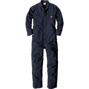 Dickies (ディッキーズ) ストレッチオックスツナギ ネイビー SSサイズ D-736　ワークウェア 作業着 作業服 つなぎ オーバーオール