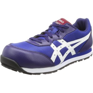 アシックス asics 安全靴/作業靴 25.0cm ウィンジョブ WINJOB CP201 インディゴブルー×ホワイト JSAA規格A種 ローカット 紐タイプ