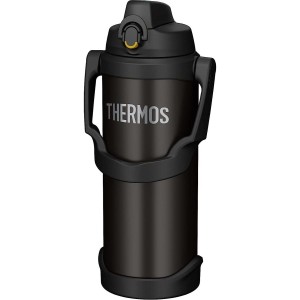 サーモス THERMOS 水筒 大容量 真空断熱 スポーツジャグ 2.5L ブラック FJQ-2500 BK スポーツドリンク対応 保冷専用 ワンタッチ 通学 部