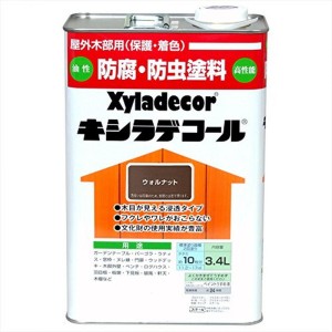 大阪ガスケミカル キシラデコール ウォルナット 3.4L 　油性 屋外用 防腐・防虫 塗料 補修用品 住宅資材