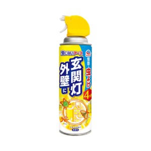 アース製薬 虫こないアース 玄関灯・外壁に 450mL　虫除け効果約4か月 屋外用虫よけ スプレー カメムシ チョウバエ