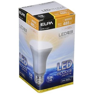 ELPA LED電球 レフ球形 口金直径26mm 電球色 LDR6L-H-G601