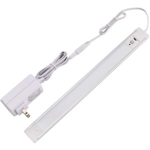 ELPA エルパ LEDバーライト(多目的灯) 30cm 電球色 明暗人感センサー 角度調節可能 導光板使用 スリム ALT-2030PIR(L)