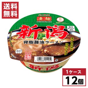 【まとめ買い】 ヤマダイ ニュータッチ  凄麺 新潟背脂醤油ラーメン 124g×12個 箱買い 1ケース ラーメン ご当地 醤油 極太麺 備蓄 ノン