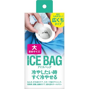 アイスバッグ ICE BAG 大きめサイズ 広くちタイプ 約1000cc TKY-75L 熱中症対策 暑さ対策 冷感 冷たい 氷嚢