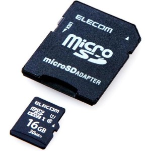 エレコム ELECOM microSD HCカード 16GB MF-MS016GU11LRA 高速データ転送 本体防水仕様 著作権保護機能付き