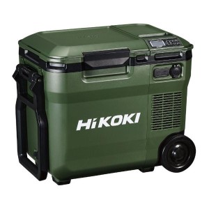 HiKOKI(ハイコーキ) 14.4/18V コードレス 冷温庫 ミニ 冷蔵庫 車載冷蔵庫  冷蔵冷凍・冷蔵保温同時設定可 18L フォレストグリーン UL18DC