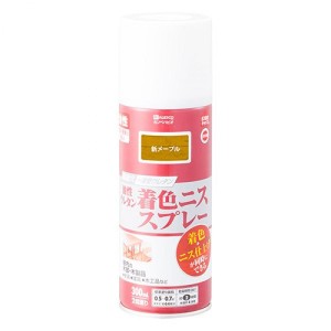 カンペハピオ(Kanpe Hapio) 油性ウレタン着色ニス スプレー 300ml 新メープル　高耐久 木部用 高性能ウレタン樹脂塗料 ツヤ仕上げ