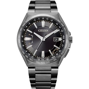 シチズン ATTESA アテッサ CB0215-51E メンズ ウォッチ 腕時計 ACT Line 光発電 エコドライブ ブラックチタンシリーズ 男性 プレゼント 