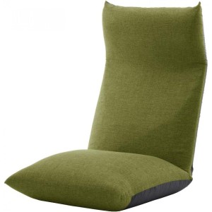 【I】セルタン(CELLUTANE) リクライニング座椅子 NECK タスクグリーン　ポケットコイル 14段ギア  【受注生産品】