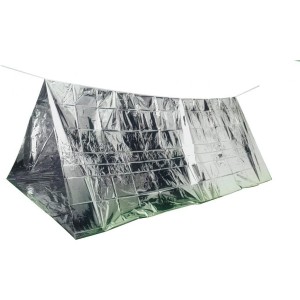 アオヤギコーポレーション エマージェンシーシェルター ロープ・ペグ付き 36822 非常用 簡易テント 避難 防災 対策