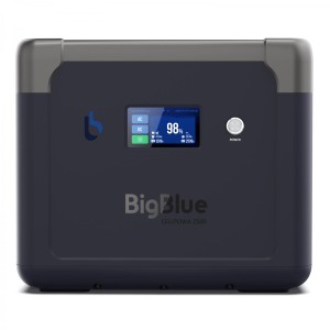 Bigblue リン酸鉄 ポータブル電源 Cellpowa2500 1843Wh 576000mAh 2500W CP2500 パススルー 非常用バッテリー 停電 家庭用 小型 コンパク