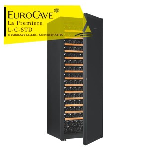 EUROCAVE｜ユーロカーブ ワインセラー ラ・プルミエシリーズ La PREMIERE-L-C-STD（黒） 標準ドア/182本収容