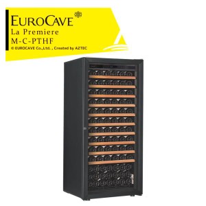 EUROCAVE｜ユーロカーブ ワインセラー ラ・プルミエシリーズ La PREMIERE-M-C-PTHF（黒） ガラスドア/140本収容