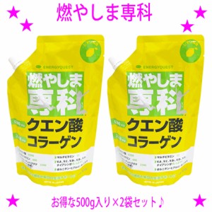 【即納中♪土日祝除く】燃やしま専科 レモン風味 500g入り×2袋セット★熱中症予防の水分補給 お子様からお年寄りまで家族みんなで健康生