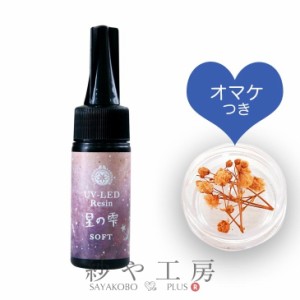 ＼24％OFF／ パジコ 星の雫 UV-LEDレジン ソフト 25ｇ 116×28mm 1本 アクリル系光硬化樹脂 PADICO レジン 星のしずく アクセサリー パー