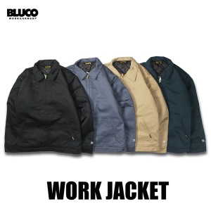 BLUCO(ブルコ) OL-012-022 WORK JACKET 4色(A.BLU/BLK/KHK/NVY)