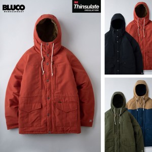 BLUCO(ブルコ) OL-047-022 MOUNTAIN PARKA 4色(BLK/B.RED/OLV/NVY-KHK)