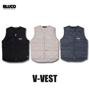 BLUCO(ブルコ) OL-1358 V-VEST 3色(L.GRY/BLK/S.GRY)