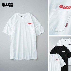 BLUCO(ブルコ) OL-803-22 PRINT TEE’S -Support- 全3色(BLK/WHT-BLK/WHT-RED)