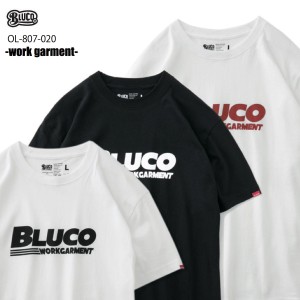 BLUCO(ブルコ)OL-807-020 -work garment- 全3色(ブラック・ホワイトxブラック・ホワイトxレッド