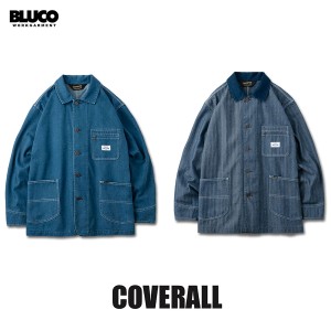 BLUCO(ブルコ) OL-32-001 COVERALL 2色(DNM/HRB)